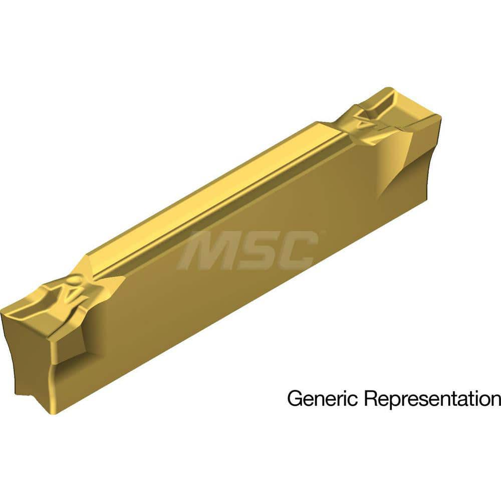 Grooving Insert: GCM3002GF AC830P, Solid Carbide Super FF Finish, Neutral, 3 mm Cutting Width, 20 mm Max Depth, Series GND