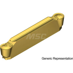 Grooving Insert: GCM5025RN AC830P, Solid Carbide Super FF Finish, Neutral, 5 mm Cutting Width, 25 mm Max Depth, Series GND