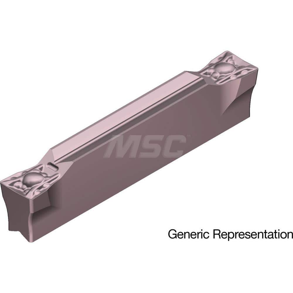 Grooving Insert: GCM5004ML AC520U, Solid Carbide Super ZX Finish, Neutral, 5 mm Cutting Width, 25 mm Max Depth, Series GND