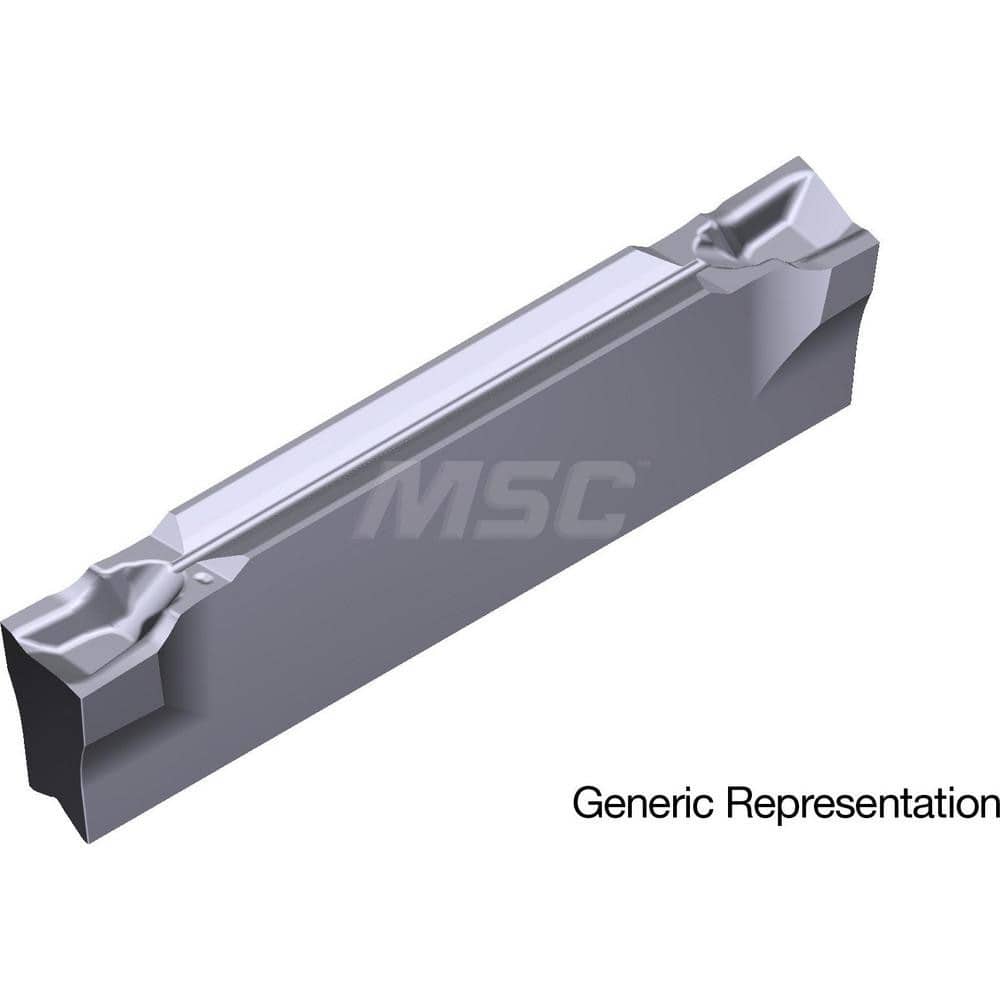 Grooving Insert: GCM20003CF AC5015S, Solid Carbide Absotech Finish, Left Hand, 2 mm Cutting Width, 20 mm Max Depth, Series GND