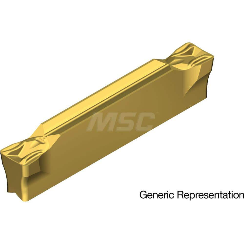 Grooving Insert: GCM3002MG AC425K, Solid Carbide Super FF Finish, Neutral, 3 mm Cutting Width, 20 mm Max Depth, Series GND