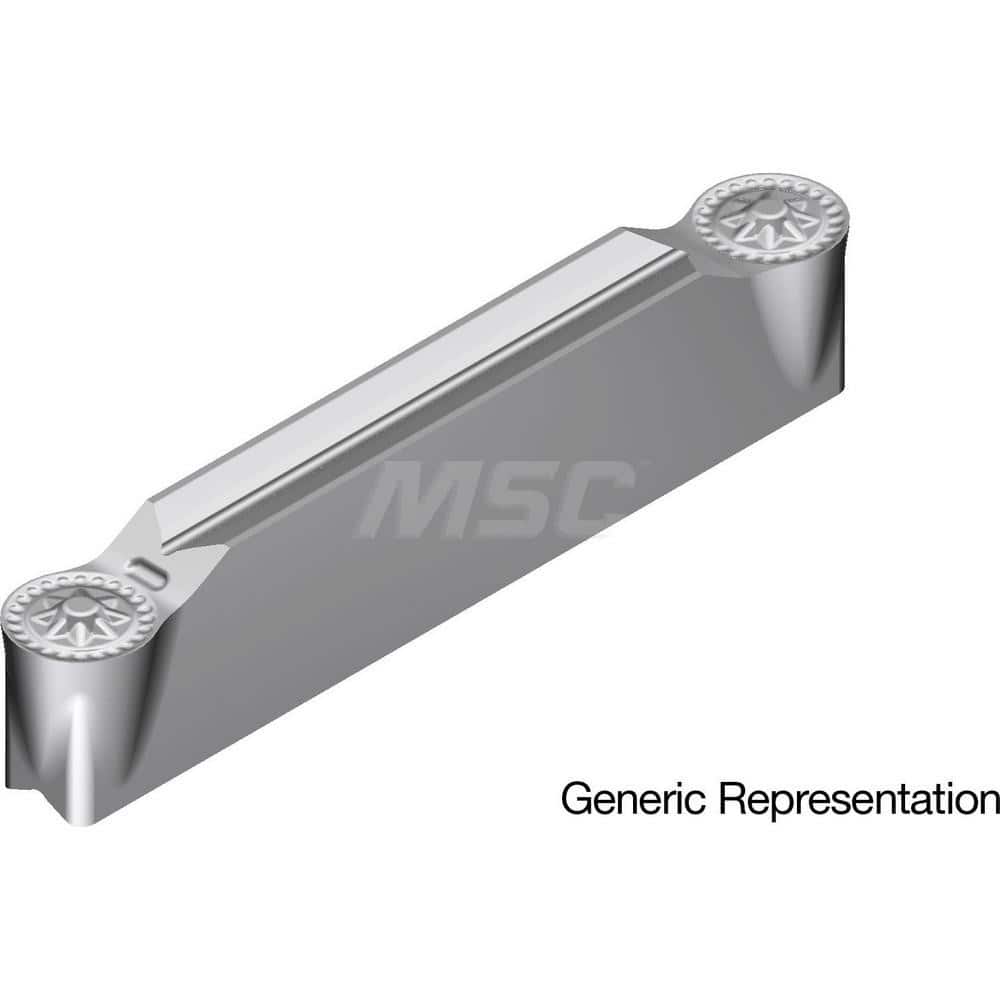 Grooving Insert: GCM3015RG T2500A, Cermet Uncoated, Neutral, 3 mm Cutting Width, 20 mm Max Depth, Series GND