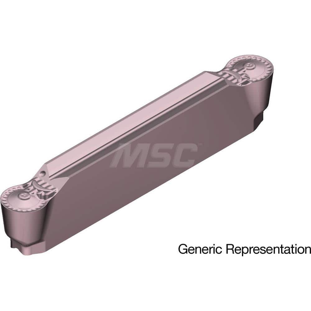 Grooving Insert: GCM3015RN AC530U, Solid Carbide Super ZX Finish, Neutral, 3 mm Cutting Width, 20 mm Max Depth, Series GND