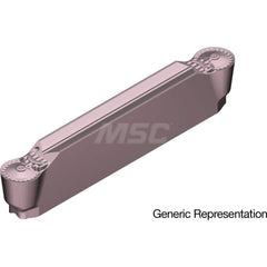 Grooving Insert: GCM3015RN AC530U, Solid Carbide Super ZX Finish, Neutral, 3 mm Cutting Width, 20 mm Max Depth, Series GND