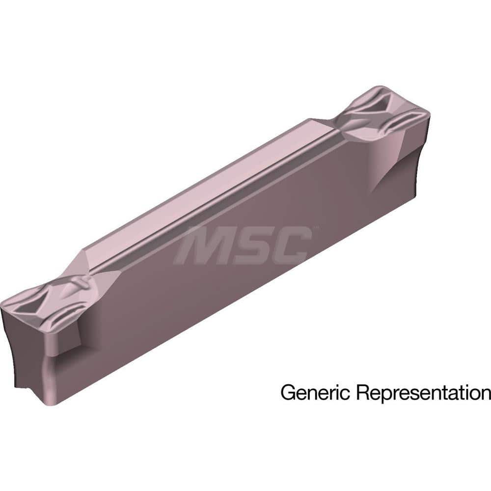 Grooving Insert: GCM8008MG AC530U, Solid Carbide Super ZX Finish, Neutral, 8 mm Cutting Width, 25 mm Max Depth, Series GND