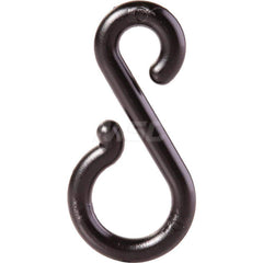 Barrier Parts & Accessories; Type: S- Hook; Accessory Type: S-Hook; Color: Black; Shape: J; Height (Inch): 2-1/2; Base Material: Plastic; Mount Type: None; Color: Black; Length (Inch): 2-1/2; Width (Inch): 2-1/2; Finish/Coating: Plastic; For Use With: Pla