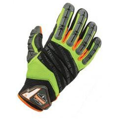 924 M LIME HYBRID DORSAL GLOVES - USA Tool & Supply