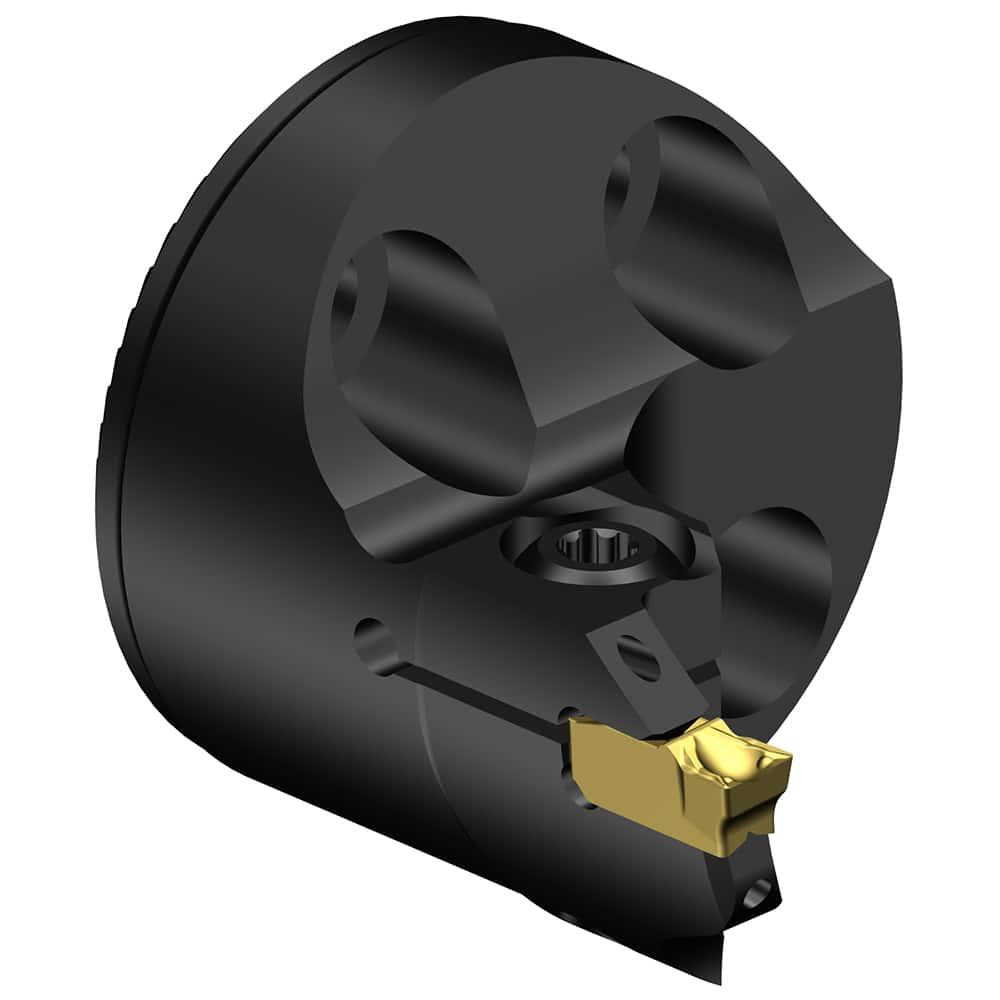 Modular Grooving Head: Left Hand, Cutting Head, System Size 32 0.3425″ Max Depth of Cut, Through Coolant, Series CoroCut QI