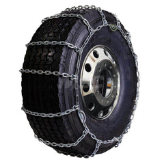 Tire Chains; For Use With: 365/80R22.5; 385/65R22.5; 335/80R20; 355/80R20; 16.5R19.5; 14R15; 40/15.5R20; 15R22.5; 365/70R22.5; 405/70R20; 370/75R20; 36.5/14R15; Axle Type: Single Axle