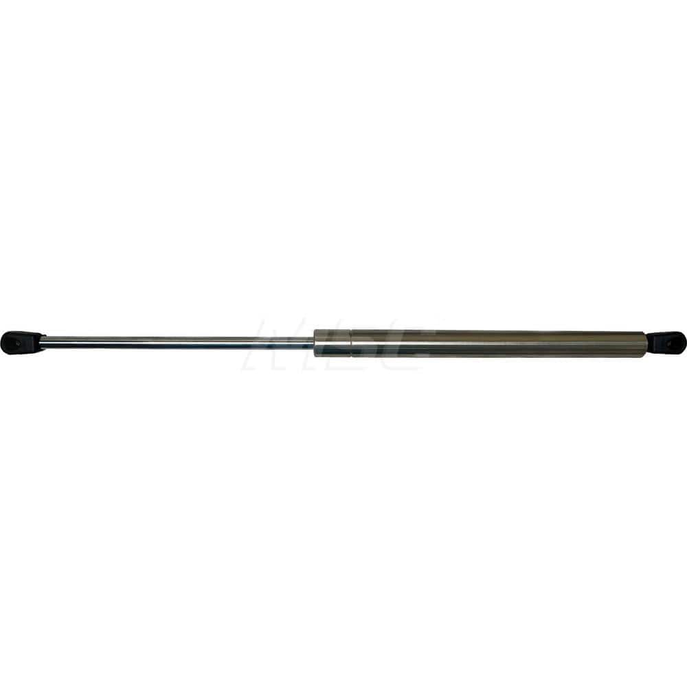 Hydraulic Dampers & Gas Springs; Fitting Type: None; Material: Stainless Steel; Extended Length: 19.63; Load Capacity: 30 lbs; Rod Diameter (Decimal Inch): 0.315; Tube Diameter: 0.710; End Fitting Connection: Plastic Ball Socket; Compressed Length: 12.63;