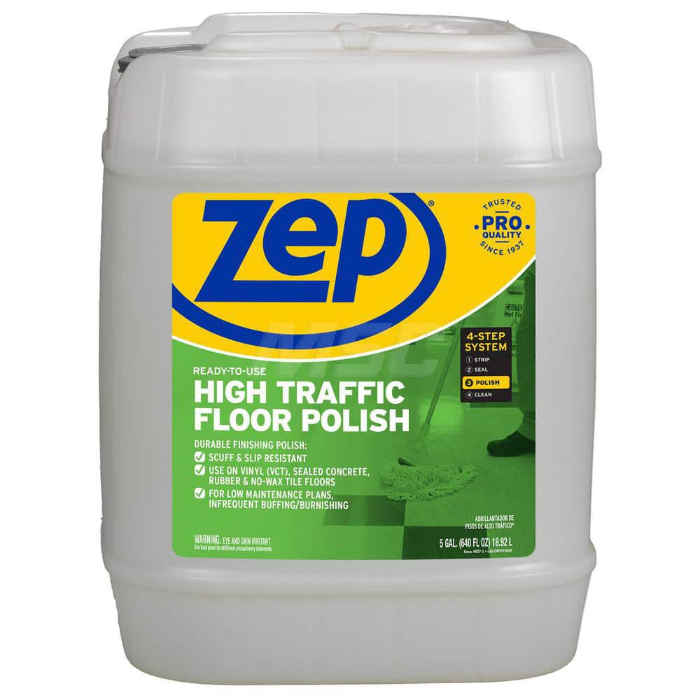 Floor Polisher: 5 gal Pail, Use on Vinyl & Floors Hard Floor Care