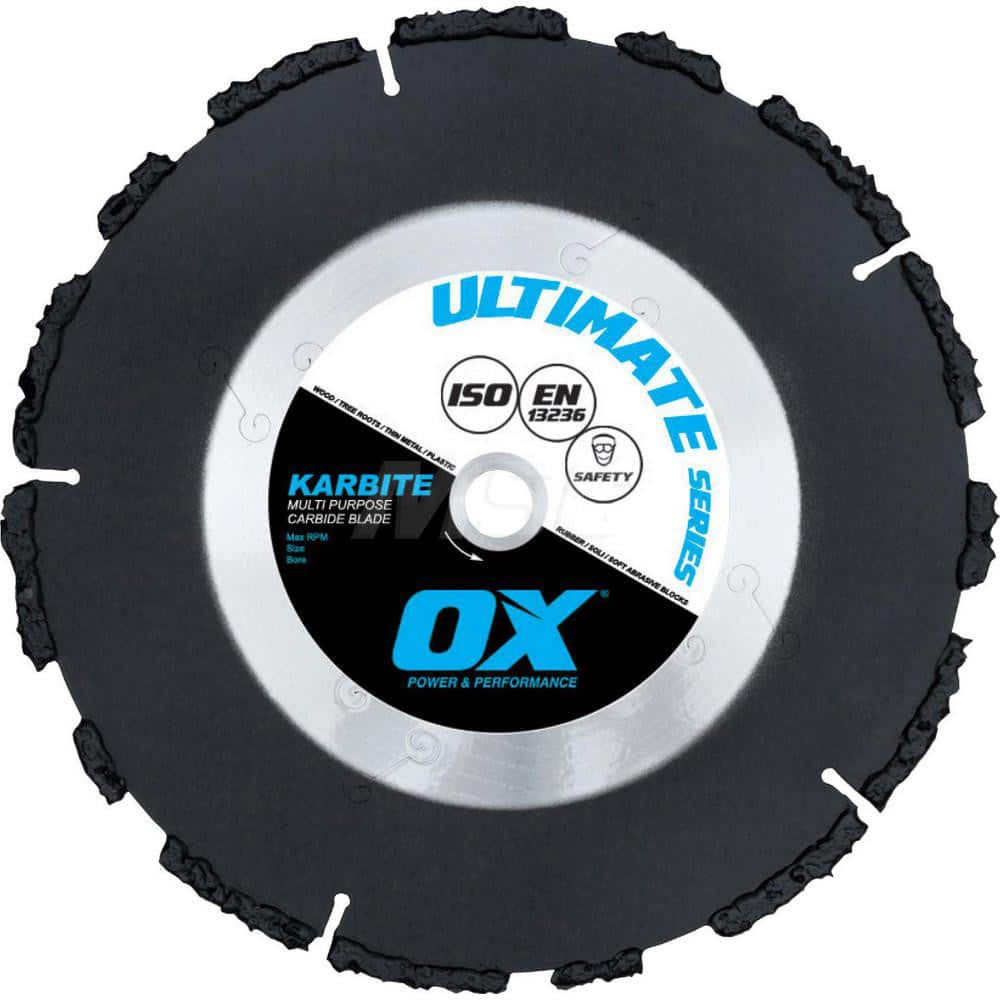 Wet & Dry Cut Saw Blade: 4-1/2″ Dia, 5/8 & 7/8″ Arbor Hole Use on Multi-Purpose & Wood, Standard Arbor