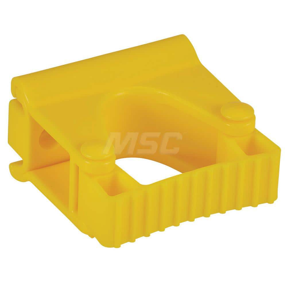 Mop & Broom Wall Hooks; Type: Wall Bracket; Number Of Holders: 1.000; Maximum Load Capacity: 6.61; Material: Polypropylene; TPE Rubber; Polyamide; Color: Yellow; Width (Inch): 3.43