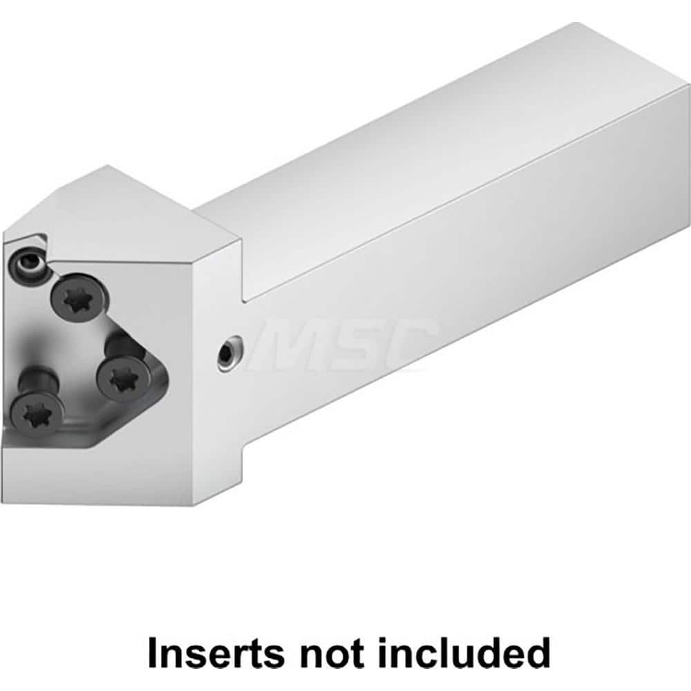 Indexable Cutoff Toolholder: 15.13 mm Max Depth of Cut, 15.13 mm Max Workpiece Dia, Right Hand 25 mm Shank Height, 25 mm Shank Width, Uses Beyond Evolution Blades Inserts, Series Beyond Evolution