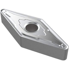 Seco - VNMG333 M3 Grade TP1501 Carbide Turning Insert - TiCN/AI2O3/TiN Finish, 35° Diamond, 3/8" Inscr Circle, 3/16" Thick, Neutral Hand, 3/64" Corner Radius - USA Tool & Supply