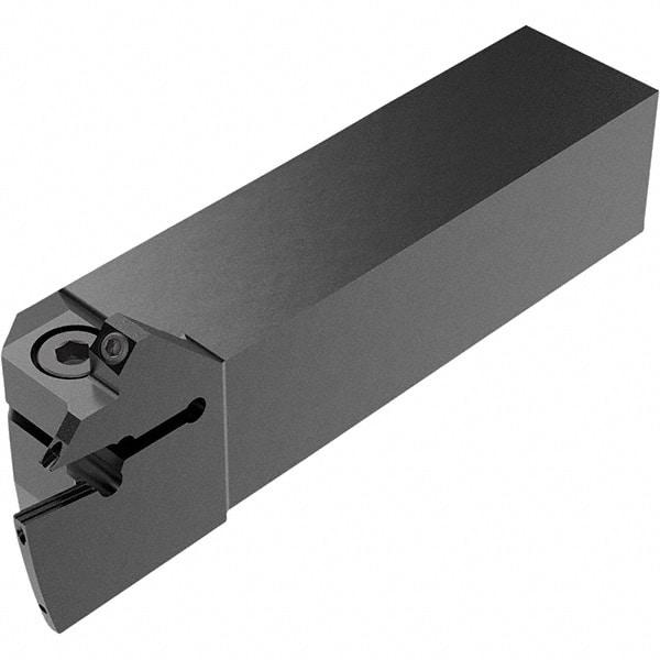 Seco - CFI, External, Right Hand, 10.5mm Max Depth of Cut, 3mm Max Groove Width, Indexable Grooving Tool Holder - LC.. 1603.. Insert Compatibility, 25mm Shank Height, 25mm Shank Width, 117mm OAL, Through Coolant - USA Tool & Supply