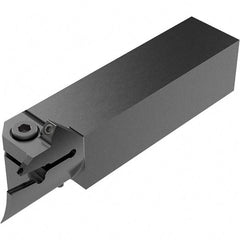 Seco - CFI, External, Right Hand, 16.5mm Max Depth of Cut, 110 to 170mm Groove Width, Indexable Grooving Tool Holder - LC.. 1605.. Insert Compatibility, 25mm Shank Height, 25mm Shank Width, 124.5mm OAL, Through Coolant - USA Tool & Supply