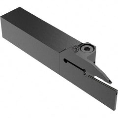 Seco - CFZ, External, Left Hand, 28mm Max Depth of Cut, 2mm Max Groove Width, Indexable Grooving Tool Holder - LC.. 2802.. Insert Compatibility, 20mm Shank Height, 20mm Shank Width, 115mm OAL, Through Coolant - USA Tool & Supply