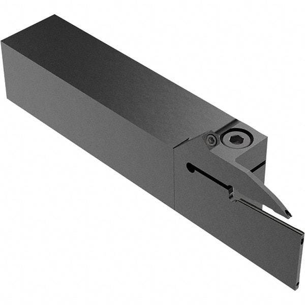 Seco - CFZ, External, Left Hand, 28mm Max Depth of Cut, 2mm Max Groove Width, Indexable Grooving Tool Holder - LC.. 2802.. Insert Compatibility, 25mm Shank Height, 25mm Shank Width, 135mm OAL, Through Coolant - USA Tool & Supply
