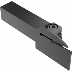 Seco - CFZ, External, Left Hand, 26mm Max Depth of Cut, 2mm Max Groove Width, Indexable Grooving Tool Holder - LC.. 2802.. Insert Compatibility, 20mm Shank Height, 20mm Shank Width, 116mm OAL, Through Coolant - USA Tool & Supply