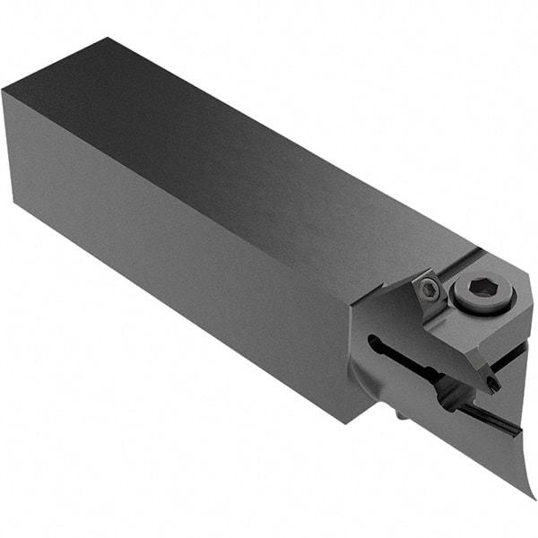 Seco - CFI, External, Left Hand, 13.5mm Max Depth of Cut, 140 to 230mm Groove Width, Indexable Grooving Tool Holder - LC.. 1604.. Insert Compatibility, 25mm Shank Height, 25mm Shank Width, 120.5mm OAL, Through Coolant - USA Tool & Supply