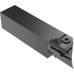 Seco - CFI, External, Left Hand, 10.5mm Max Depth of Cut, 90 to 130mm Groove Width, Indexable Grooving Tool Holder - LC.. 1603.. Insert Compatibility, 25mm Shank Height, 25mm Shank Width, 117.5mm OAL, Through Coolant - USA Tool & Supply