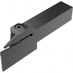 Seco - CFZ, External, Right Hand, 26mm Max Depth of Cut, 2mm Max Groove Width, Indexable Grooving Tool Holder - LC.. 2802.. Insert Compatibility, 20mm Shank Height, 20mm Shank Width, 116mm OAL, Through Coolant - USA Tool & Supply