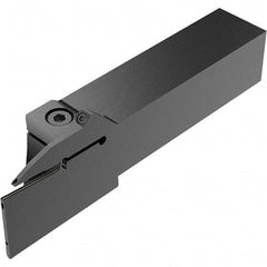 Seco - CFZ, External, Right Hand, 26mm Max Depth of Cut, 2mm Max Groove Width, Indexable Grooving Tool Holder - LC.. 2802.. Insert Compatibility, 25mm Shank Height, 25mm Shank Width, 136mm OAL, Through Coolant - USA Tool & Supply