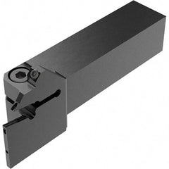 Seco - CFI, External, Right Hand, 10.5mm Max Depth of Cut, 3mm Max Groove Width, Indexable Grooving Tool Holder - LC.. 1603.. Insert Compatibility, 20mm Shank Height, 20mm Shank Width, 97mm OAL, Through Coolant - USA Tool & Supply