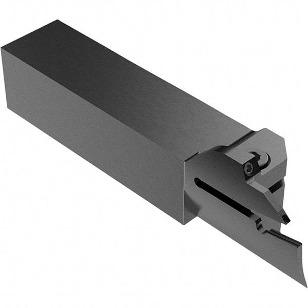 Seco - CFO, External, Left Hand, 25.5mm Max Depth of Cut, 70 to 100mm Groove Width, Indexable Grooving Tool Holder - LC.. 1604.. Insert Compatibility, 25mm Shank Height, 25mm Shank Width, 135mm OAL, Through Coolant - USA Tool & Supply