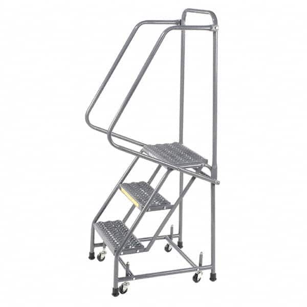 Ballymore - Rolling & Wall Mounted Ladders & Platforms Type: Stairway Slope Ladder Style: 50 Degree Incline - USA Tool & Supply