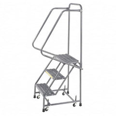 Ballymore - Rolling & Wall Mounted Ladders & Platforms Type: TiltNRoll Rolling Ladder Style: Tip-N-Roll Mobile Ladder - USA Tool & Supply