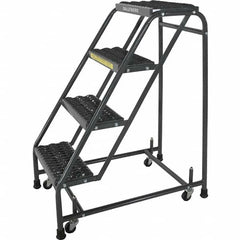 Ballymore - Rolling & Wall Mounted Ladders & Platforms Type: Stairway Slope Ladder Style: 50 Degree Incline - USA Tool & Supply