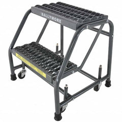 Ballymore - Rolling & Wall Mounted Ladders & Platforms Type: Stairway Slope Ladder Style: 50 Degree Incline - USA Tool & Supply