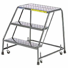 Ballymore - Rolling & Wall Mounted Ladders & Platforms Type: Stairway Slope Ladder Style: 50 Degree Incline - USA Tool & Supply