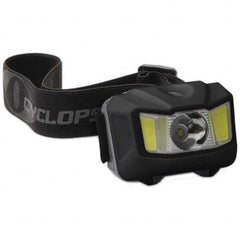 Cyclops - Flashlights Type: Hands-free Bulb Type: LED - USA Tool & Supply