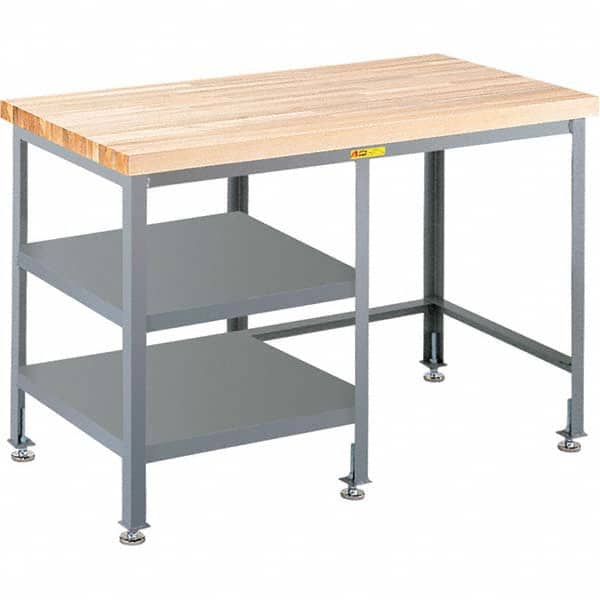 Little Giant - Stationary Work Benches, Tables Type: Work Bench Top Material: Butcher Block Maple - USA Tool & Supply