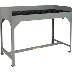 Little Giant - Stationary Work Benches, Tables Type: Parts Washing Table Top Material: Steel Bar Grating - USA Tool & Supply
