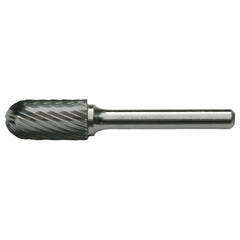 SC-41 Standard Cut Solid Carbide Bur-Cylindrical with Ball Nose