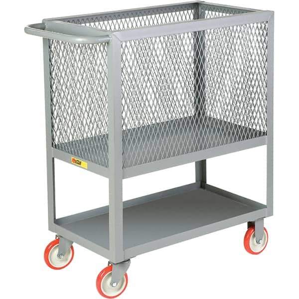Little Giant - 1,200 Lb Capacity, 1 Shelf, Platform Truck - 48" Long x 24" Wide x 40" High - USA Tool & Supply