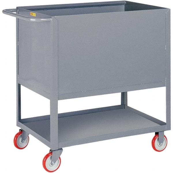 Little Giant - 1,200 Lb Capacity, 1 Shelf, Platform Truck - 48" Long x 24" Wide x 40" High - USA Tool & Supply