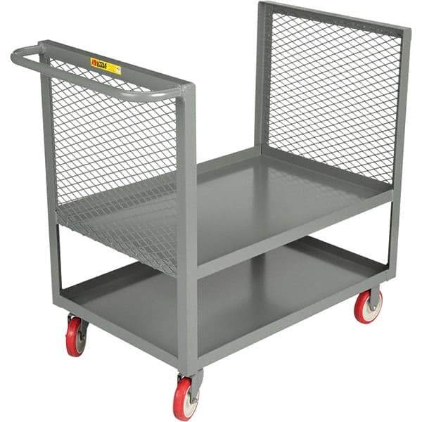 Little Giant - 1,200 Lb Capacity, 2 Shelf, Shelf Truck - 32" Long x 18" Wide x 40" High - USA Tool & Supply