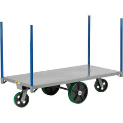 Little Giant - 4,000 Lb Capacity Steel Pipe Stake Truck - Steel Deck, 24" OAW, 48" Platform Length - USA Tool & Supply