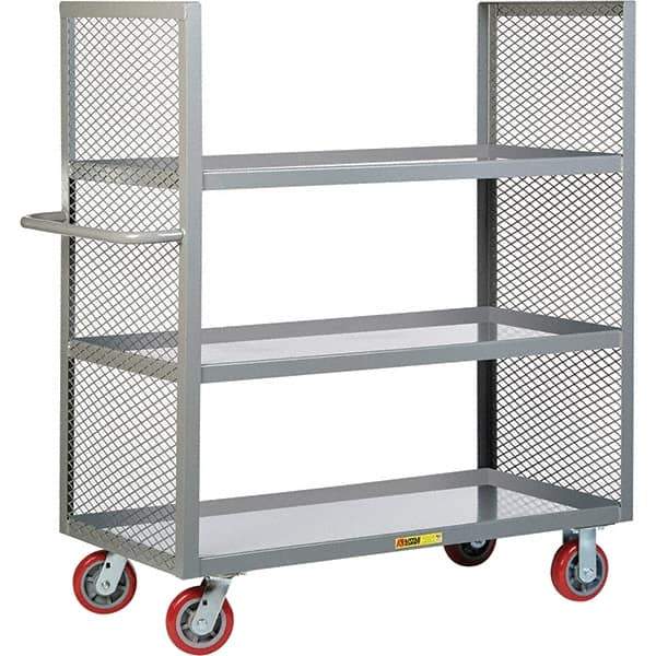 Little Giant - 3,600 Lb Capacity, 3 Shelf, Shelf Truck - 48" Long x 24" Wide x 57" High - USA Tool & Supply