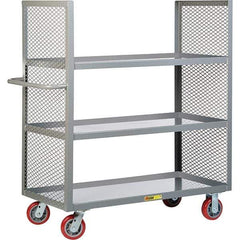 Little Giant - 3,600 Lb Capacity, 3 Shelf, Shelf Truck - 48" Long x 30" Wide x 57" High - USA Tool & Supply