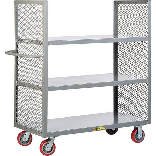Little Giant - 3,600 Lb Capacity, 3 Shelf, Shelf Truck - 48" Long x 24" Wide x 57" High - USA Tool & Supply