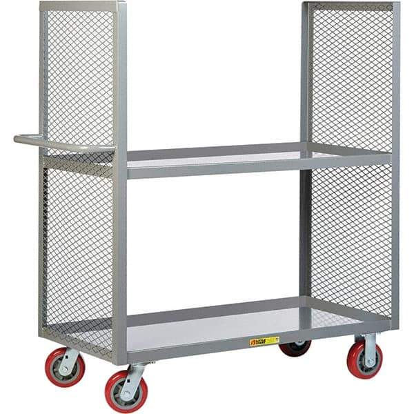Little Giant - 3,600 Lb Capacity, 2 Shelf, Shelf Truck - 48" Long x 30" Wide x 57" High - USA Tool & Supply