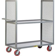 Little Giant - 3,600 Lb Capacity, 2 Shelf, Shelf Truck - 60" Long x 24" Wide x 57" High - USA Tool & Supply