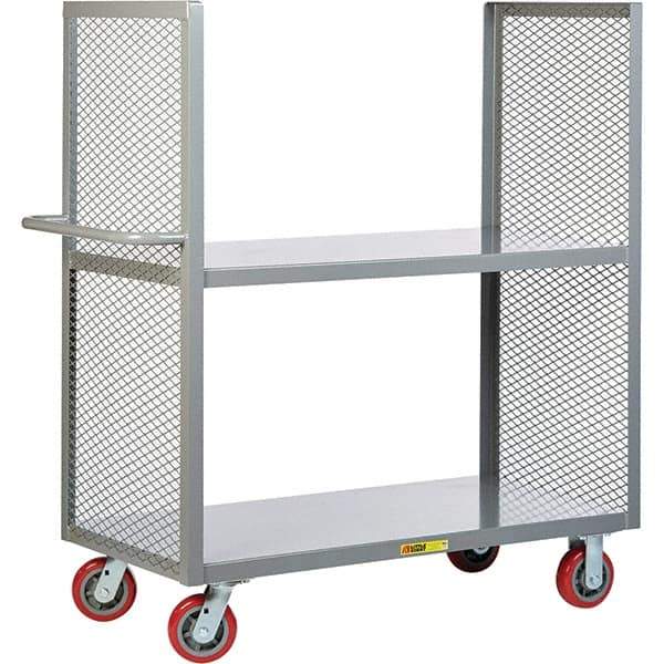 Little Giant - 3,600 Lb Capacity, 2 Shelf, Shelf Truck - 60" Long x 30" Wide x 57" High - USA Tool & Supply