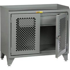 Little Giant - 3,600 Lb Capacity, 1 Drawer Mobile Cabinet Bench - 24" Wide x 43" High - USA Tool & Supply